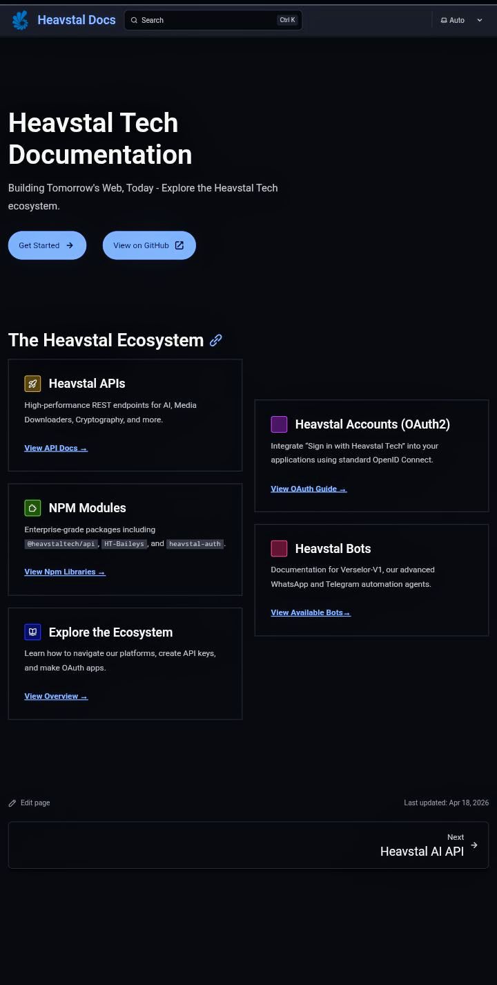 Heavstal Docs