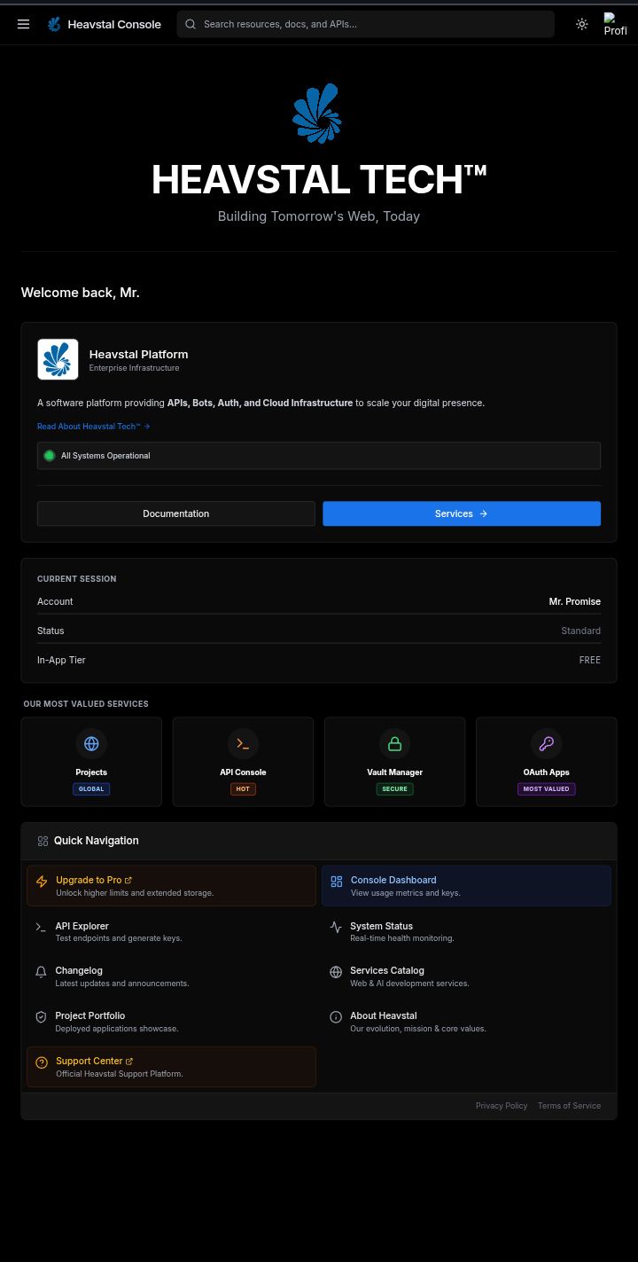 Heavstal Tech Platform